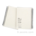 Pp Frosted Cover Protection Protection Spiral Grid Lines Notebook